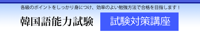 韓国語能力試験対策